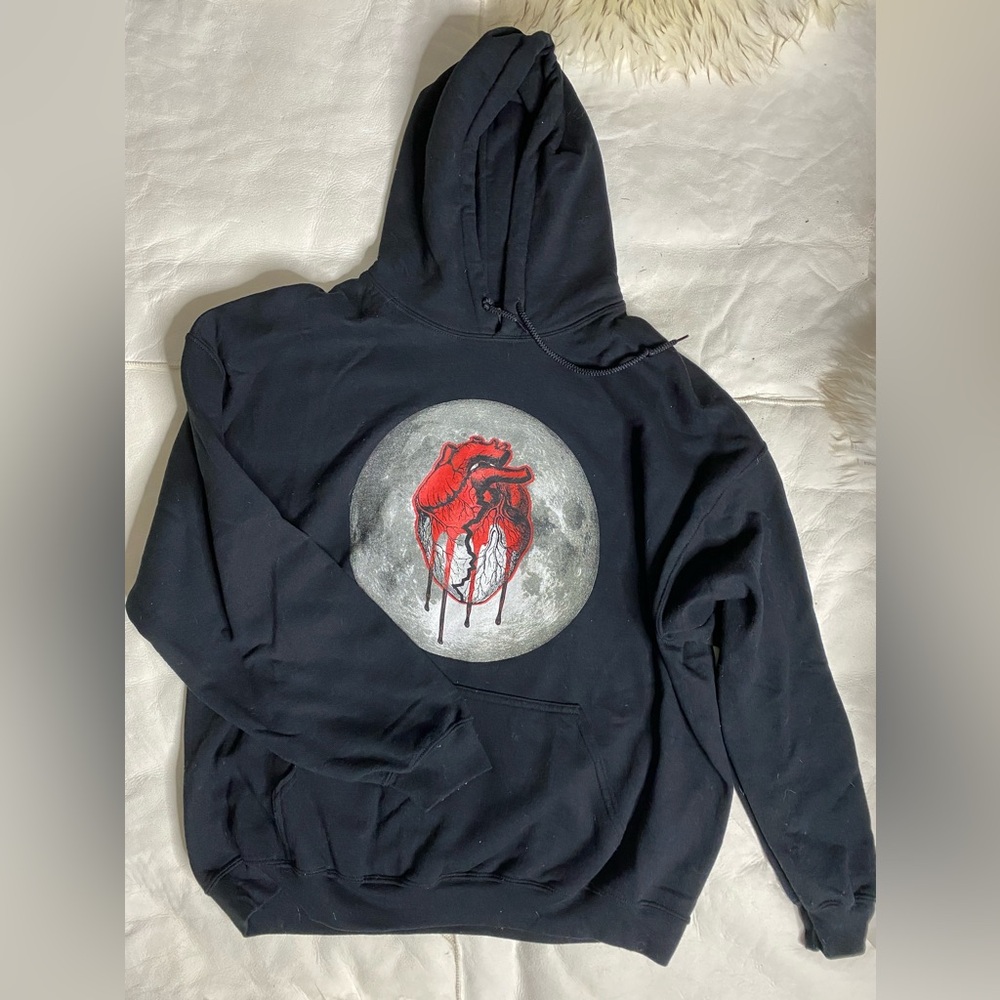 Heartbreak on a full moon Chris Brown tour hoodie